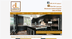 Desktop Screenshot of dlcabinetry.com